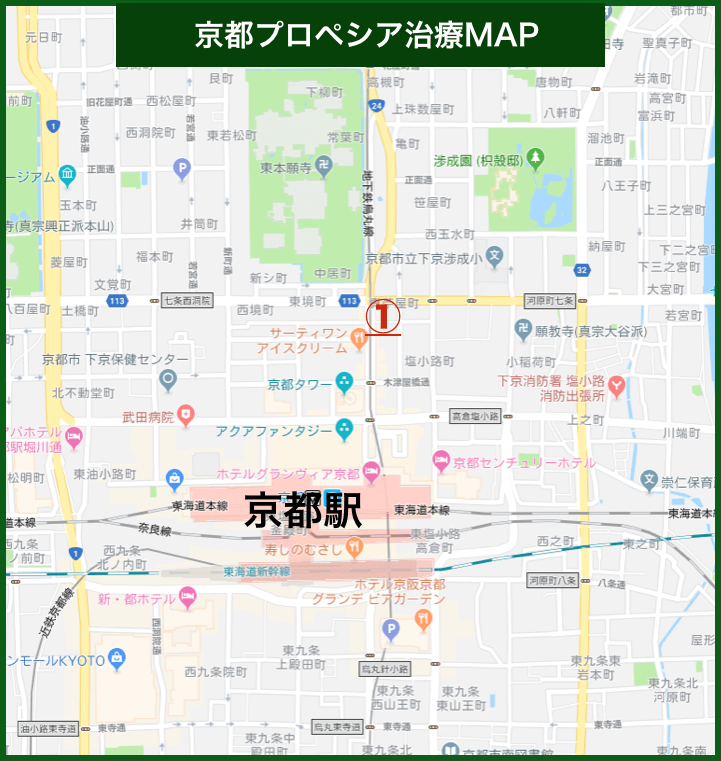 京都プロペシア治療MAP